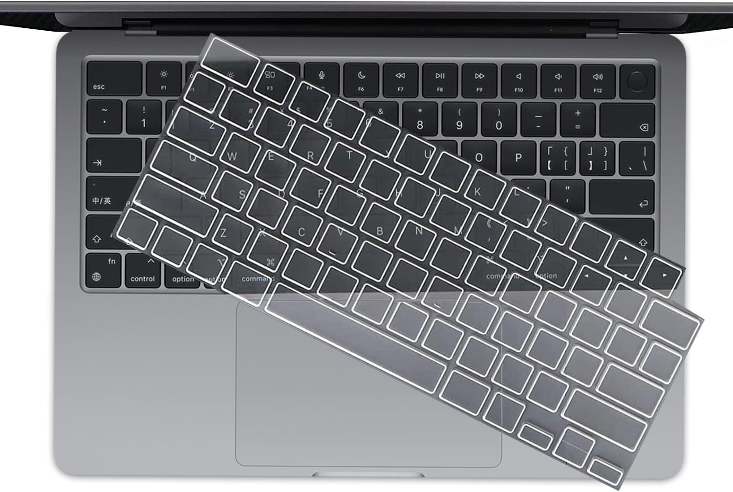 TPU Keyboard Cover Compatible with 2022 Released New Apple Macbook Air 13.6”M2 Chip