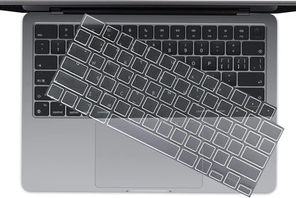 TPU Keyboard Cover Compatible with 2022 Released New Apple Macbook Air 13.6”M2 Chip